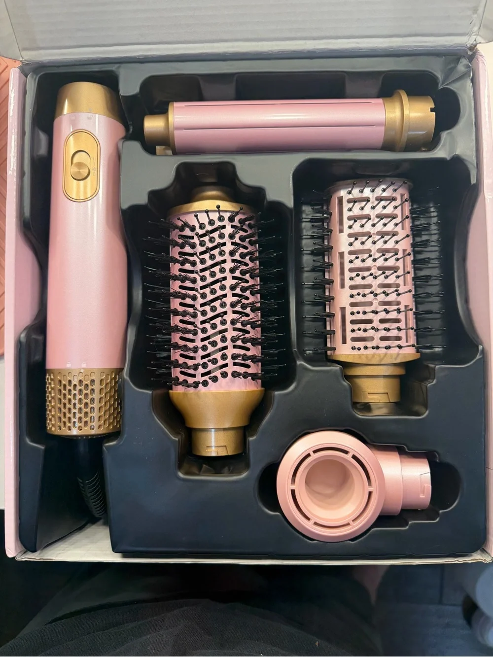 Snugluv 5-in-1 Hot Air Styler Kit - Pink